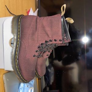 Purple doc marten